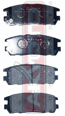 Колодки тормозные дисковые задние - Akyoto AKD-4299