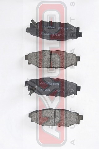 Колодки тормозные дисковые задние - Akyoto AKD-7501