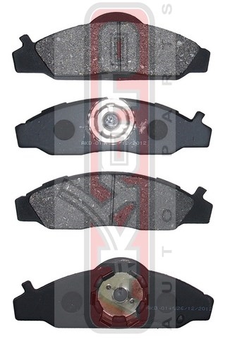 Колодки тормозные дисковые передние - Akyoto AKD-0145