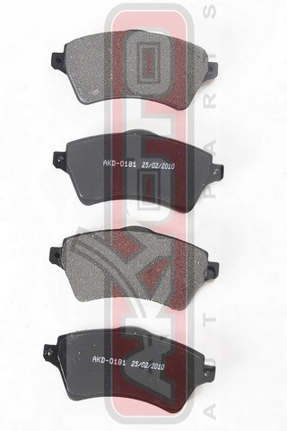 Колодки тормозные дисковые передние - Akyoto AKD-0181