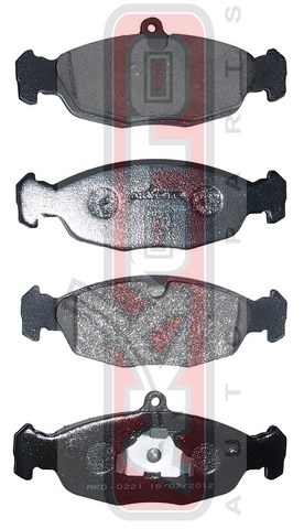 Колодки тормозные дисковые передние - Akyoto AKD-0221