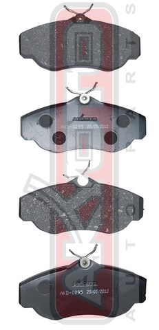 Колодки тормозные дисковые передние - Akyoto AKD-0295