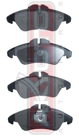 Колодки тормозные дисковые передние - Akyoto AKD-0301