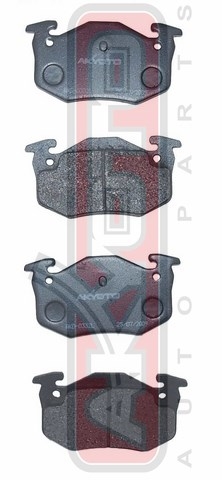 Колодки тормозные дисковые передние - Akyoto AKD-0332