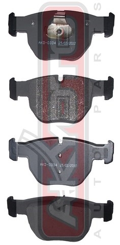Колодки тормозные дисковые передние - Akyoto AKD-0334