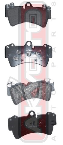 Колодки тормозные дисковые передние - Akyoto AKD-0346