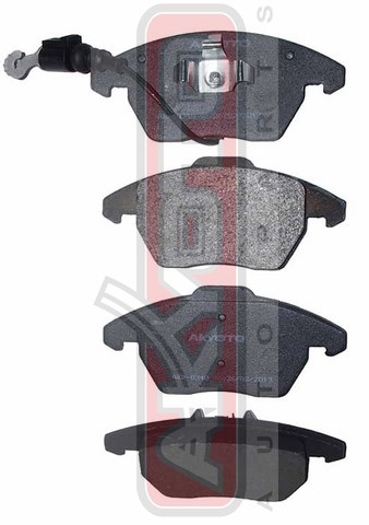 Колодки тормозные дисковые передние с датчиком - Akyoto AKD-0348