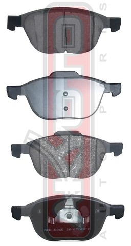 Колодки тормозные дисковые передние - Akyoto AKD-0365