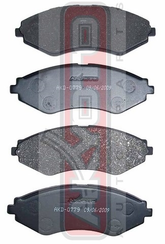 Колодки тормозные дисковые передние - Akyoto AKD-0779