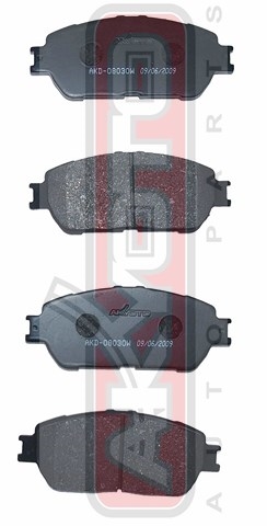 Колодки тормозные дисковые передние - Akyoto AKD-08030