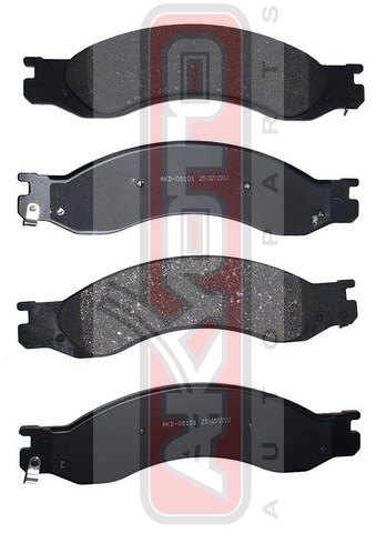 Колодки тормозные дисковые передние - Akyoto AKD-08101