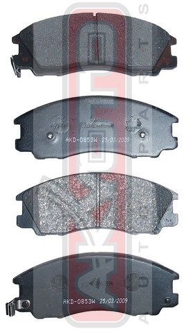 Колодки тормозные дисковые передние - Akyoto AKD-0853