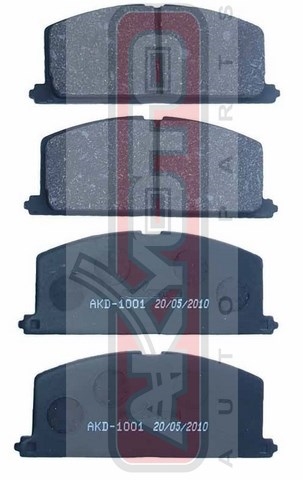 Колодки тормозные дисковые передние - Akyoto AKD-1001
