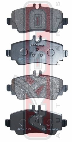 Колодки тормозные дисковые передние - Akyoto AKD-1013