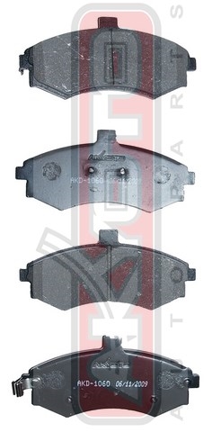 Колодки тормозные дисковые передние - Akyoto AKD-1060