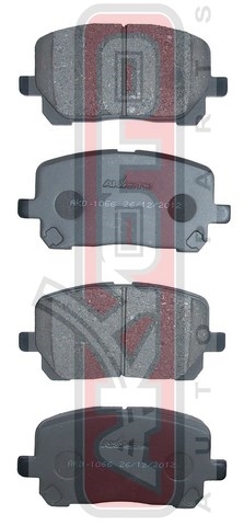Колодки тормозные дисковые передние - Akyoto AKD-1066