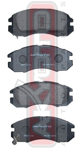Колодки тормозные дисковые передние - Akyoto AKD-1111