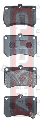 Колодки тормозные дисковые передние - Akyoto AKD-1113