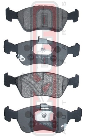 Колодки тормозные дисковые передние - Akyoto AKD-1125