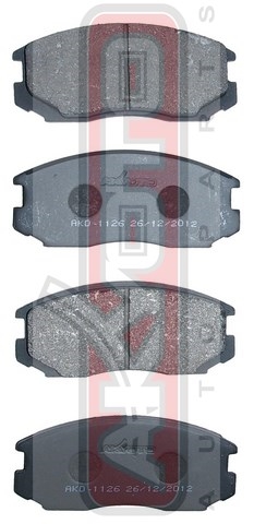 Колодки тормозные дисковые передние - Akyoto AKD-1126