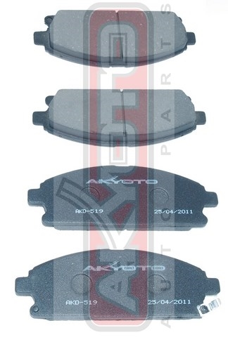 Колодки тормозные дисковые передние - Akyoto AKD-1189