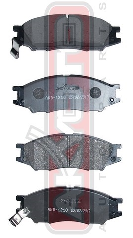 Колодки тормозные дисковые передние - Akyoto AKD-1210