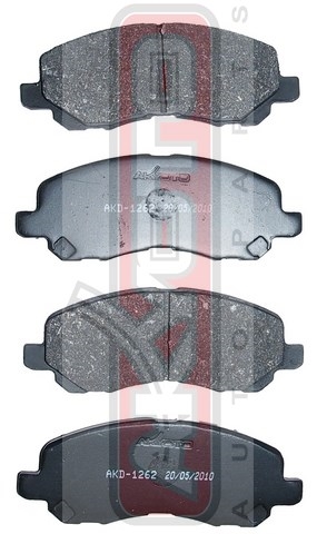 Колодки тормозные дисковые передние - Akyoto AKD-1262