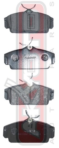Колодки тормозные дисковые передние - Akyoto AKD-1266
