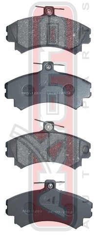 Колодки тормозные дисковые передние - Akyoto AKD-1283