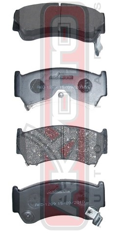 Колодки тормозные дисковые передние - Akyoto AKD-1289