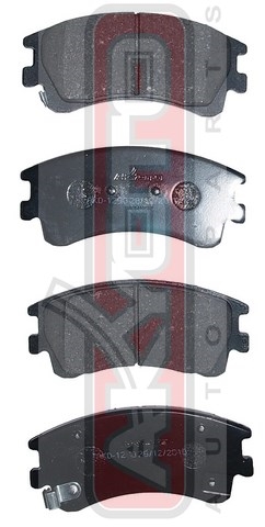Колодки тормозные дисковые передние - Akyoto AKD-1290