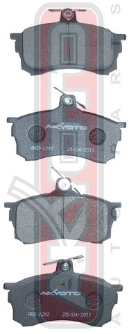 Колодки тормозные дисковые передние - Akyoto AKD-1292