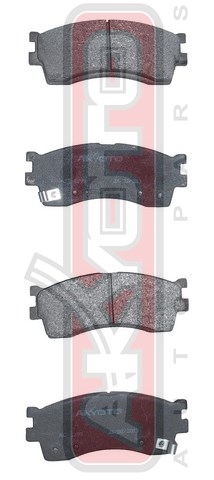 Колодки тормозные дисковые передние - Akyoto AKD-1299