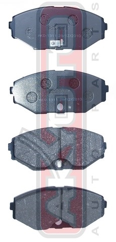 Колодки тормозные дисковые передние - Akyoto AKD-1311