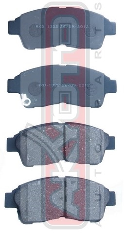 Колодки тормозные дисковые передние - Akyoto AKD-1322