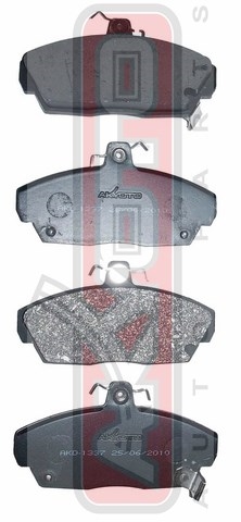 Колодки тормозные дисковые передние - Akyoto AKD-1337