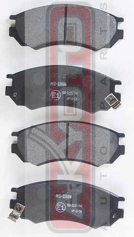 Колодки тормозные дисковые передние - Akyoto AKD-1361