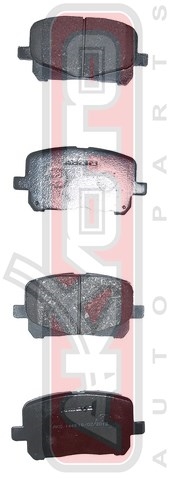 Колодки тормозные дисковые передние - Akyoto AKD-1448