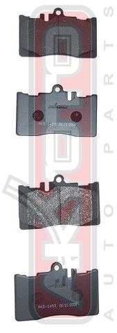 Колодки тормозные дисковые передние - Akyoto AKD-1455