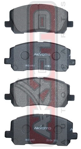 Колодки тормозные дисковые передние - Akyoto AKD-1457