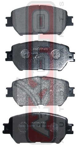 Колодки тормозные дисковые передние - Akyoto AKD-1479