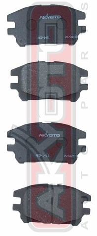 Колодки тормозные дисковые передние - Akyoto AKD-1481