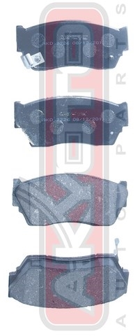 Колодки тормозные дисковые передние - Akyoto AKD-2226
