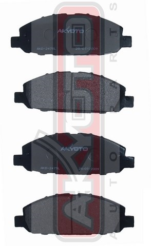 Колодки тормозные дисковые передние - Akyoto AKD-2475