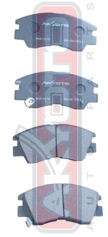 Колодки тормозные дисковые передние - Akyoto AKD-3172