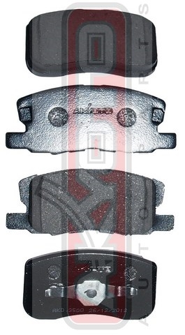 Колодки тормозные дисковые передние - Akyoto AKD-3500