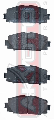 Колодки тормозные дисковые передние - Akyoto AKD-52270