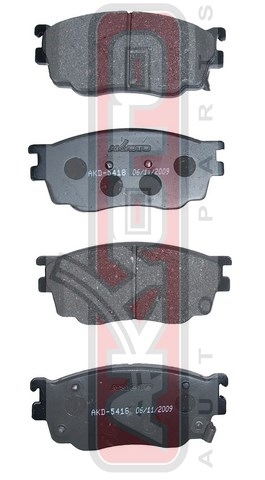 Колодки тормозные дисковые передние - Akyoto AKD-5418