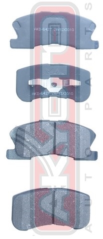 Колодки тормозные дисковые передние - Akyoto AKD-6427