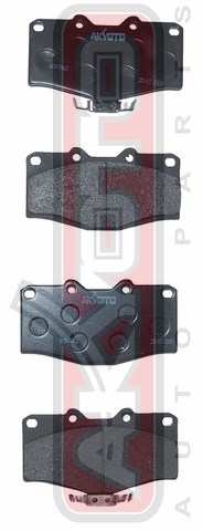 Колодки тормозные дисковые передние - Akyoto AKD-7463